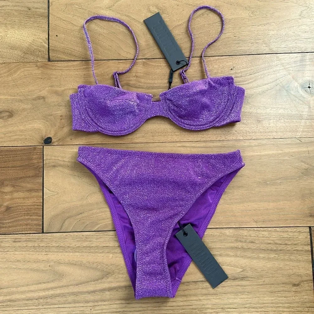 TRIANGL RHIAN VIOLET SPARKLE NO BAG NEW WITH TAGS 💜 - Picture 2 of 5